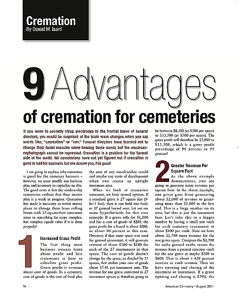 Funeral And Cemetery Consultants Blog 9 Advantages Of Cremation For Cemeteries