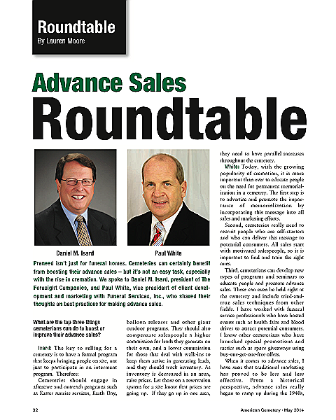 Funeral And Cemetery Consultants Blog Advanced Sales Roundtable
