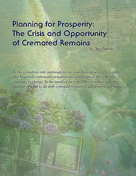 Funeral And Cemetery Consultants Dan Isard Planning For Prosperity The Cremationist Cf