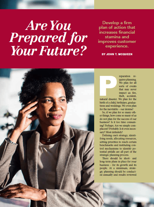 Front cover for Are Your Prepared for Your Future document