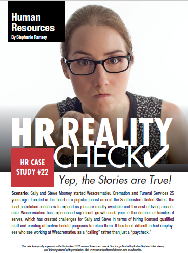 Cover of HR Reality Check HR Case Study #22 document