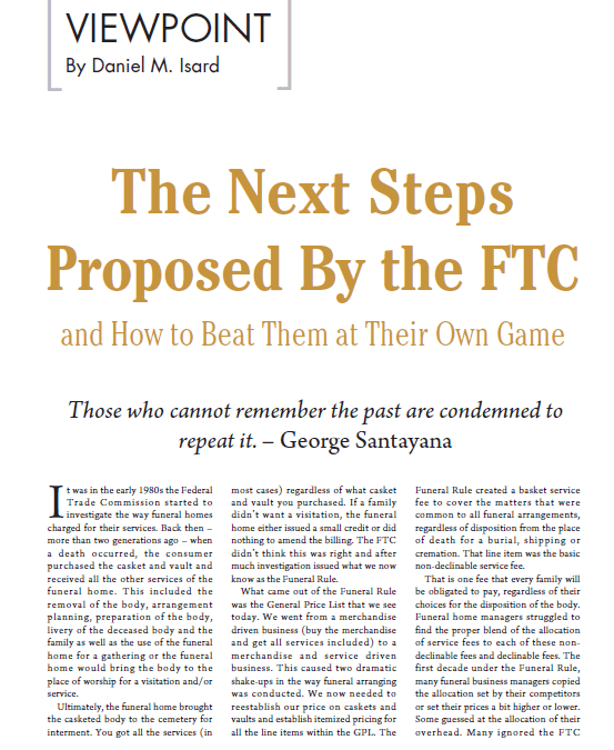 Cover of The Next Steps Proposed By the FTC document